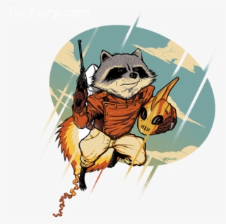 Rocket Raccoon A Teer - Illustration