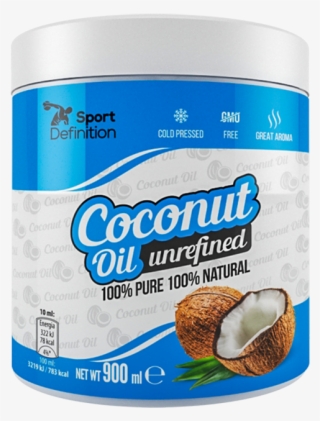 Sport Definition Coconut Oil Unrefined 900 Ml - Convenience Food