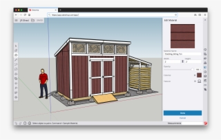Because Each Material Has A Color And An Optional Texture, - Sketchup 2018