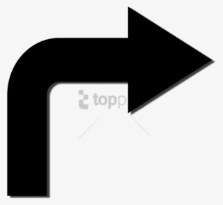 Free Png Up And Right Arrow Png Image With Transparent - Right Turn Ahead Arrow