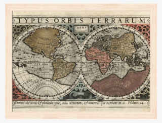 Typus Orbis Terrarum : Domini Est Terra & Plenitudo