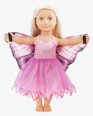Pink Butterfly Dress Douglas Toys - Barbie