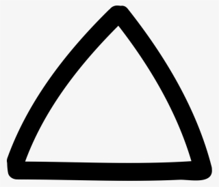 Up Arrow Triangle Hand Drawn Outline Comments - Hand Drawn Triangle Icon
