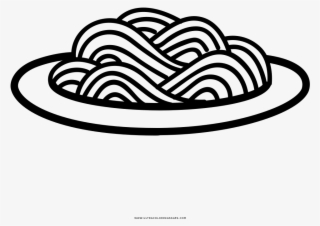 Spaghetti Coloring Page - Dibujo De Espagueti Para Colorear