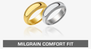 Ross Metals Mountings Milgrain Comfort Fit Wedding - Engagement Ring