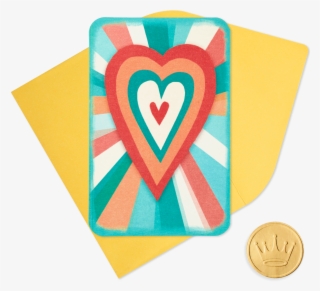 25" Mini Heart Pop Up Blank - Heart