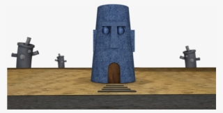 1024 X 576 9 - Squidward's House Transparent Background