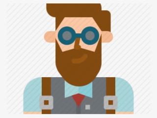 Hipster Clipart Boy Hair - Illustration