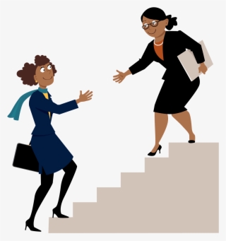 Two Female Employees Helping Each Other - Women Mentorship