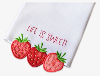 Life Is Sweet Tea Towel - Strawberry