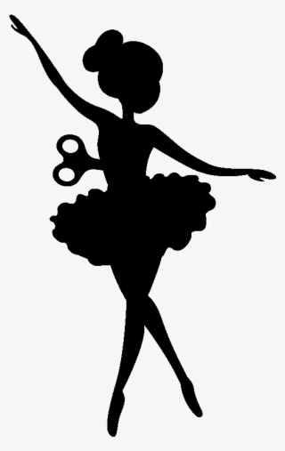 Sticker Danse Petite Ballerine Ambiance Sticker Kc6957 - Silhouette Danseuse Enfant