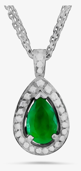Jewellery Diamond Pendant Silver Emerald Free Clipart - Diamond