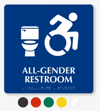 Zoom, Price, Buy - All Gender Washroom Sign