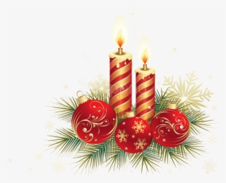 Free Png Christmas Candle's Png Images Transparent - Imagenes De Velas De Navidad