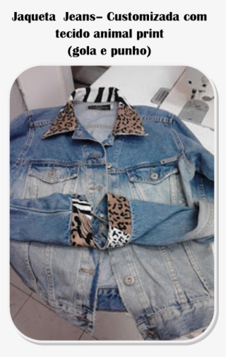 Customizau00e7u00e3o Em Jaqueta Jeans - Pattern