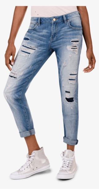 Boyfriend Jean W/ Rip In Los Angeles - Pocket