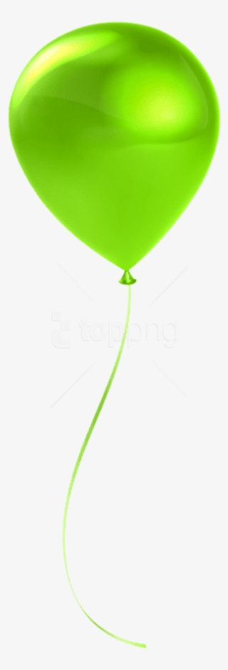 Free Png Download Single Lime Balloon Transparent Png - Transparent Background Green Balloon Png