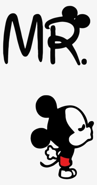 2 Minniemickeykissing1p - Mickey And Minnie Mouse Logo