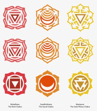 Energy Anatomy ~ Teacher Training - 7 Chakra Symbols Png