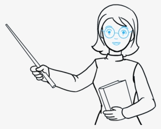 How To Draw Teacher - Drawing Pictures Of Teacher