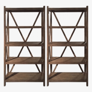 A Gray Washed Finish Brings Depth To The Poplar Wood - Shelf