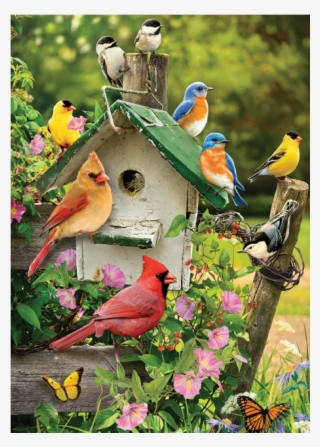 Singing Around The Birdhouse - Пъзел Cobble Hill Лятна Къщичка За Птици