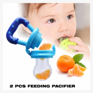 2 Pices Newborn Babies Feeding Pacifier Baby Fresh - Mrežica Za Voće Za Bebe