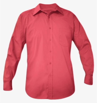 Red Buttondown Shirt Long Sleeve - Aqua Blue Long Sleeve