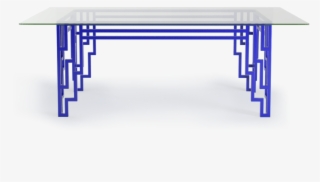 Modern Art Deco Electric Blue Furniture Design Table - Coffee Table