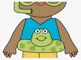 Kids Swimming Clipart - Kids Summer Clipart