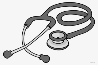 Vector Black And White Download Clipartblack Com Tools - Clip Art Stethoscope