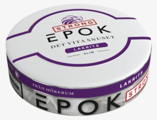 Epok Strong Licorice Slim White 5 Cans - Epok Blåbär