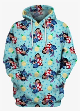 Anime Stitch Lilo Disney Hoodie 3d - Hoodie