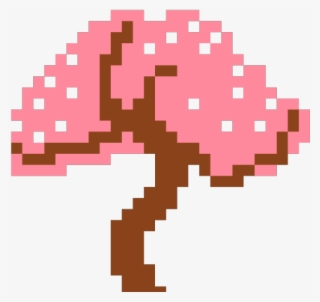 Cherry Blossom Clipart Pixel Art - Video Game Pixel Art Easy