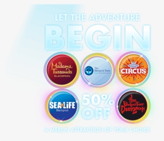 Get 50% Off Merlin Blackpool Attractions - Circle
