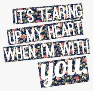 Nsync *nsync N Sync 90s 90's 1990 1990s 1990's Tearing - Nsync Lyrics