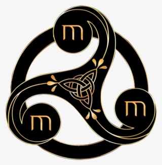 Merlin Triskele Symbol - Merlin The Wizard Symbol