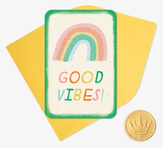 25" Mini Good Vibes Rainbow Encouragement - Circle