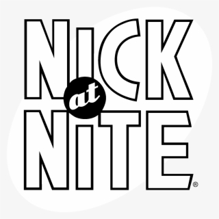 Nick At Nite Logo Black And White - Nick At Nite