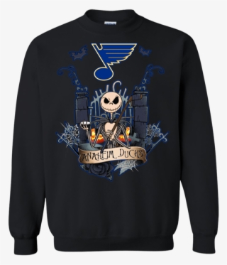 St Louis Blues Jack Skellington This Is Halloween Nhl - Girl Who Love Shirt