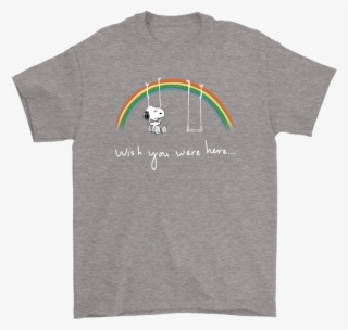 Wish You Were Here Pink Floyd X Snoopy Shirts-snoopy - Shirt