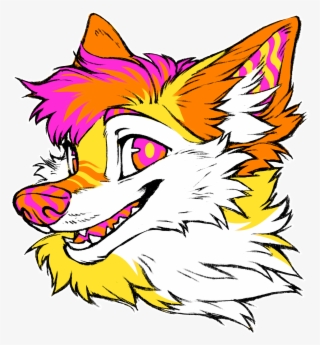 Neon-wolf - Cartoon