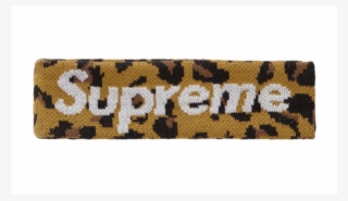 Supreme New Era Big Logo Headband - Label