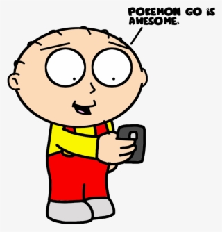 Griffin Playing Pokemon - Cartoon