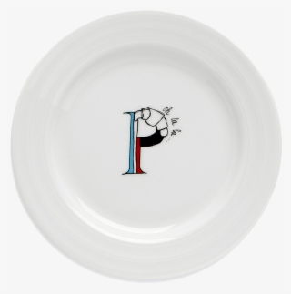 Letter Plate P - 駐 輪 禁止 イラスト