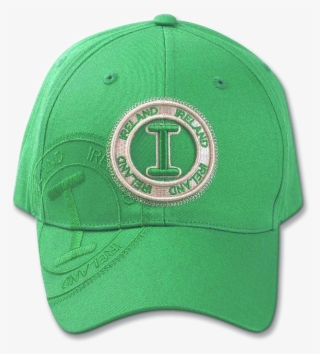 Ireland Stamp Fuchsia Green Beige Or Black - Baseball Cap