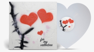 Your Very Own 'white Heart-shaped' Vinyl - Heart