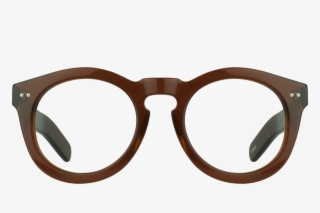 Png Free Download Instant Round Glasses Polette - Brown Round Glasses