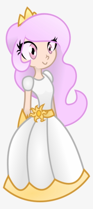 Sketchy Brush, Cewestia, Clothes, Crown, Cute, Dress, - Princess Celestia Pink Hair