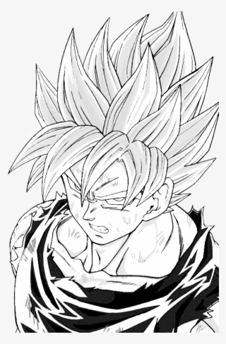Drawing Goku Head - Goku Super